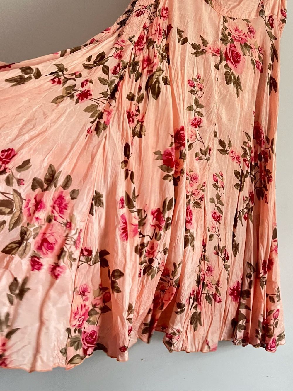 Free people Rowan Maxi Skirt Cottagecore Fairycore Floral Midi Skirt Size 8 - Picture 12 of 16